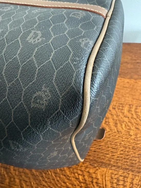 Christian Dior Honeycomb Boston Bag Brown & Tan with COA - Picture 11 of 16